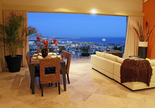 View of Cabo San Lucas from Cascadas de Pedregal Condos